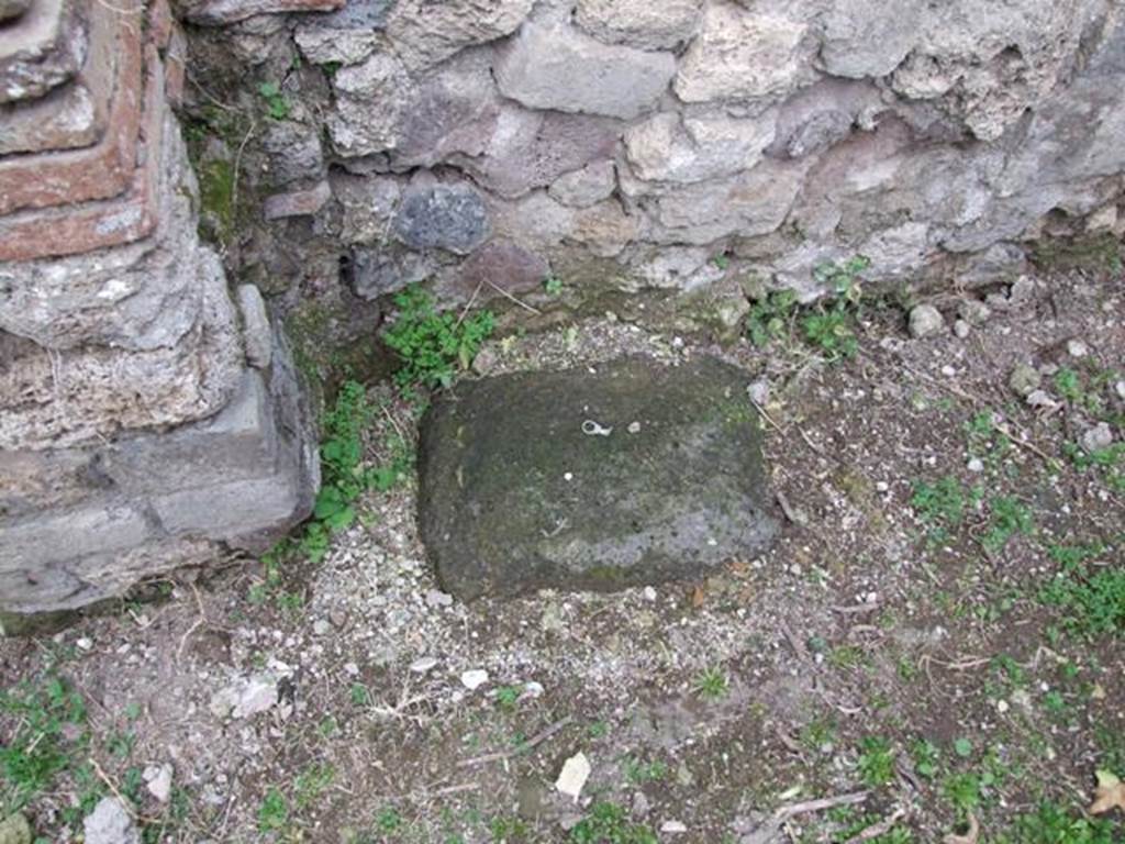 VII.3.39 Pompeii. December 2007. North west corner of kitchen.