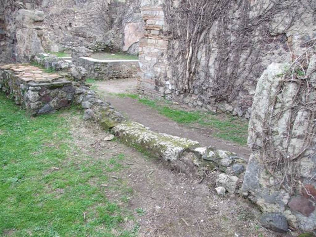 VII.3.39 Pompeii. December 2007. Looking south east over remains of south wall into VII.3.38.