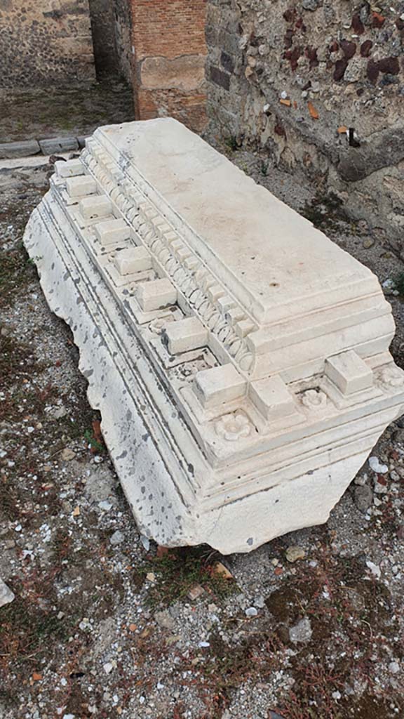 VII.4.1 Pompeii. August 2021. Decorative stonework.
Foto Annette Haug, ERC Grant 681269 DÉCOR.