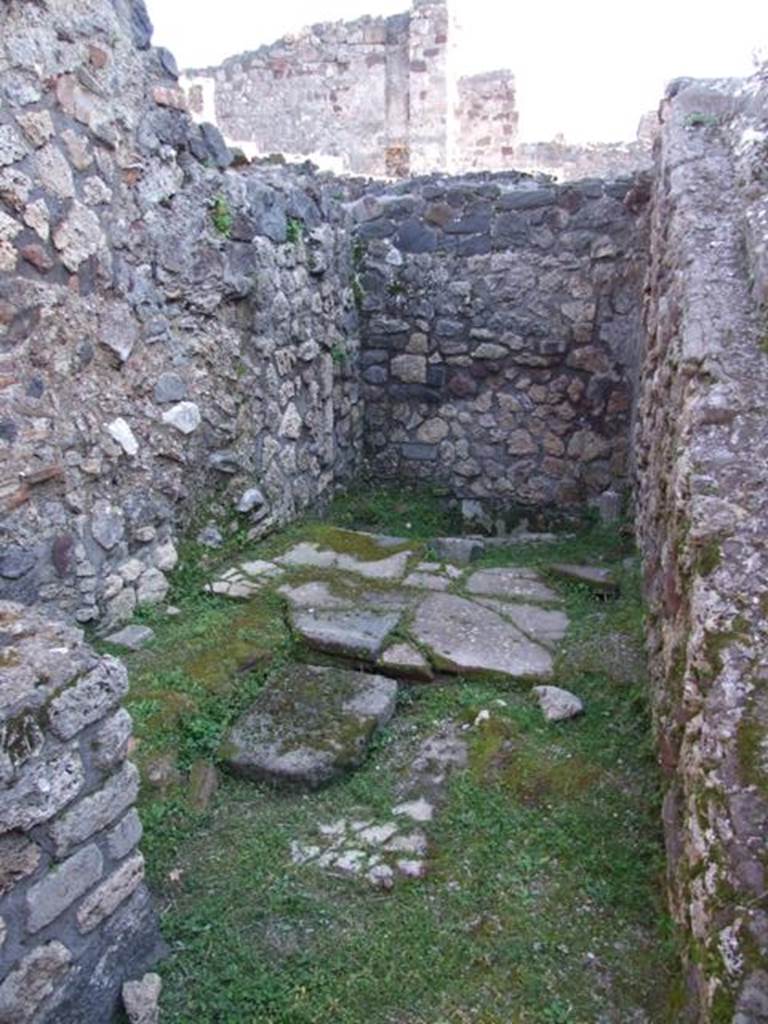 VII.4.31 Pompeii. March 2009. Room 36. Latrine.