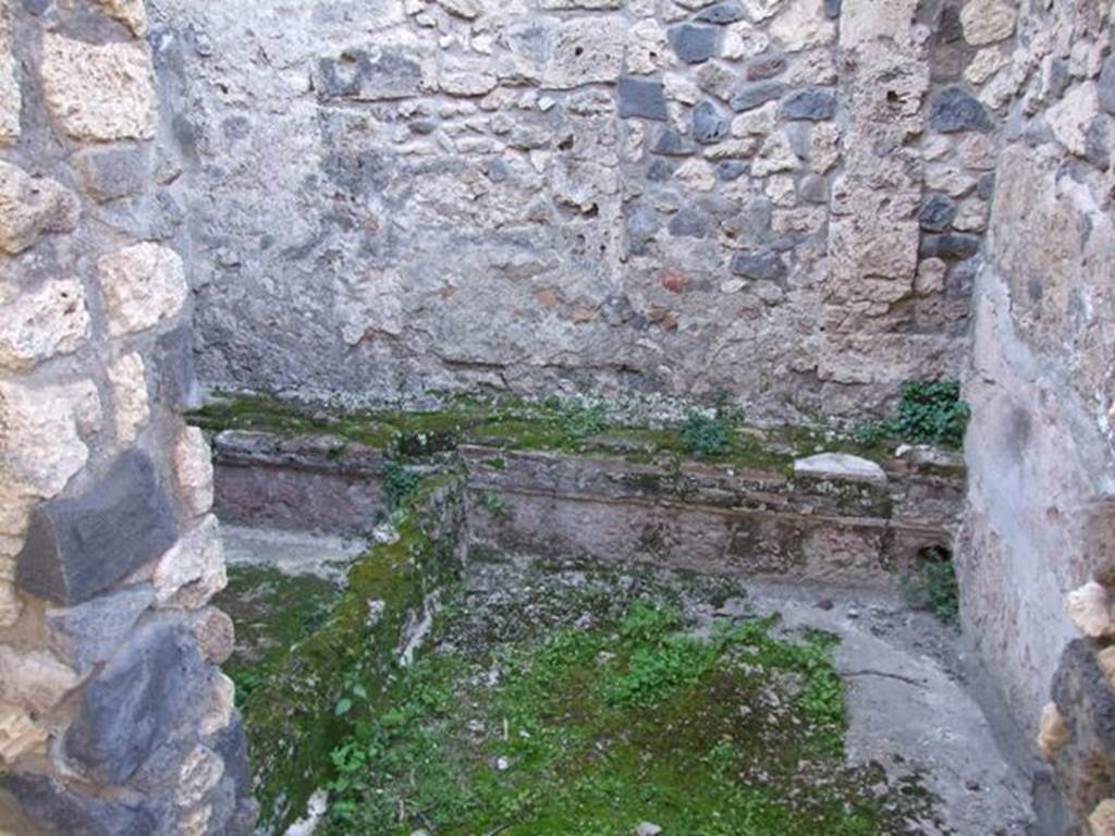 VII.4.31 Pompeii. March 2009. Room 43. West wall.