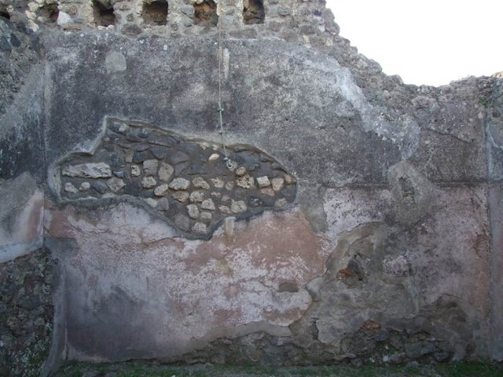 VII.4.31 Pompeii. March 2009. Room 44. West wall.