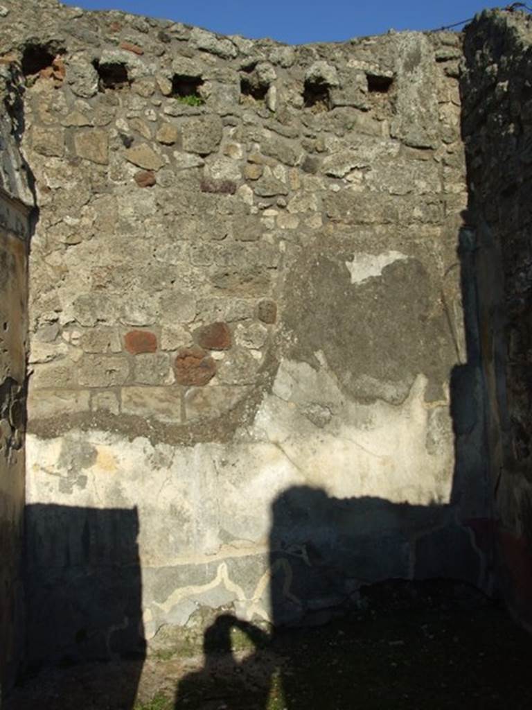 VII.4.31 Pompeii. March 2009. Room 48. East wall.
