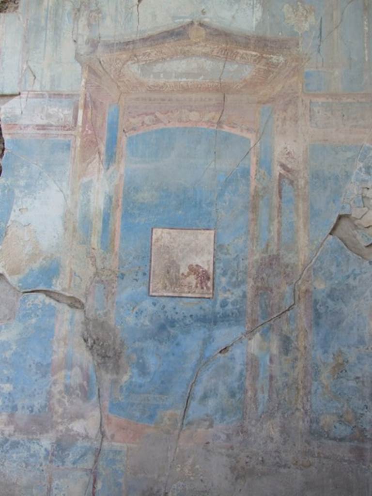 VII.4.31 Pompeii. March 2009. Room 18. Exedra. South wall.
