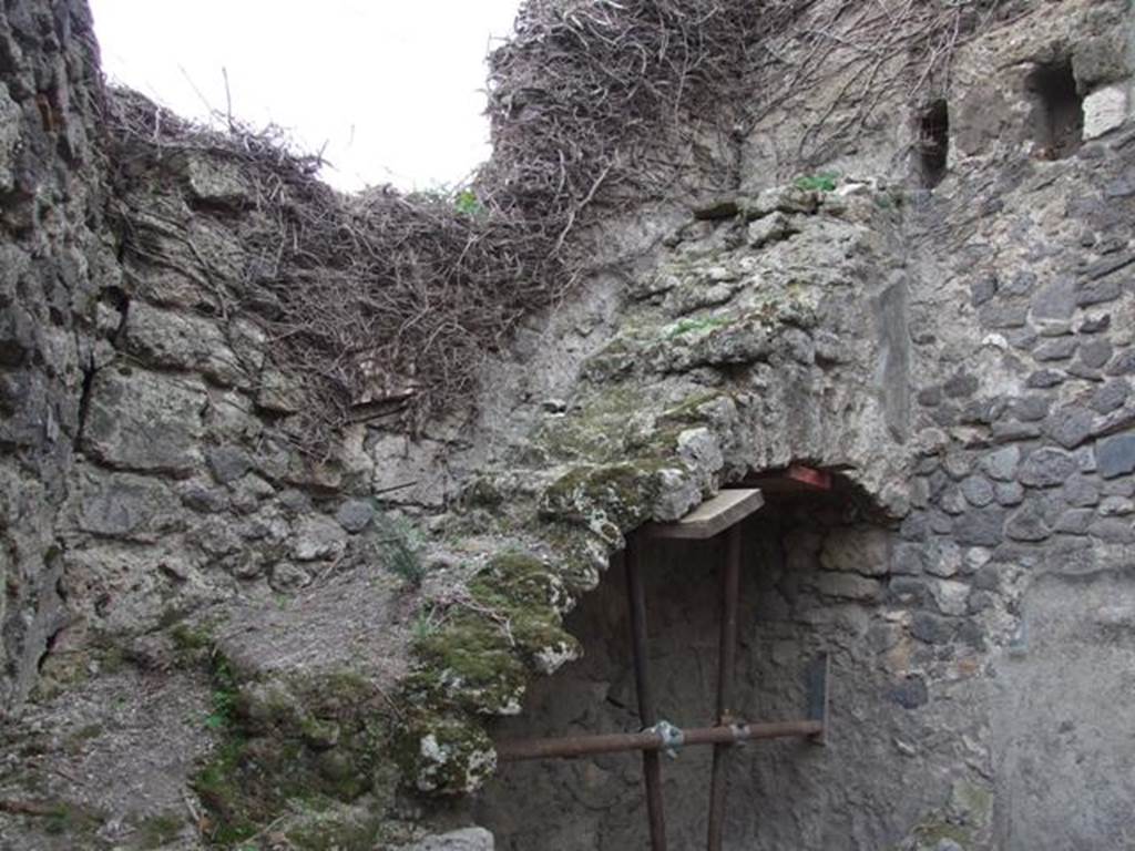 VII.4.36 Pompeii. December 2007. Upper part of staircase to upper floor.