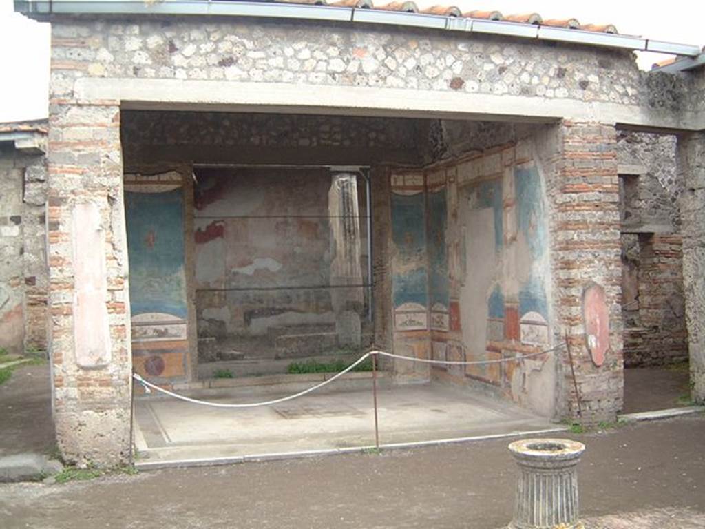 VII.4.48 Pompeii. May 2001. Room 11. Tablinum from Atrium. Photograph courtesy of Current Archaeology.
