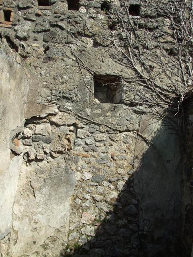 VII.4.56 Pompeii. March 2009. Room 7. East wall.