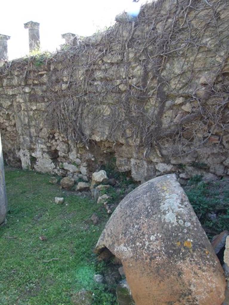 VII.4.56 Pompeii. March 2009. West end of North Portico.