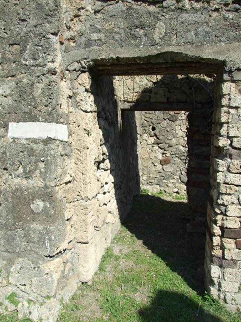 VII.4.57. Pompeii. March 2009. Room 16. Kitchen, Latrine and stairs to upper floor.