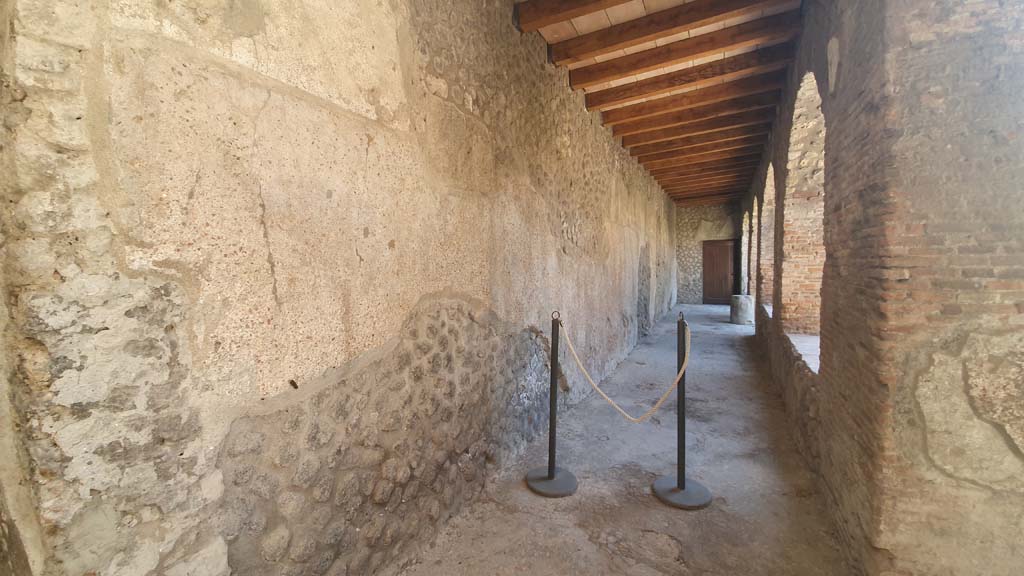 VII.5.24 Pompeii. August 2021. Looking south along east portico (7).
Foto Annette Haug, ERC Grant 681269 DÉCOR.
