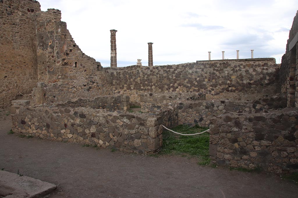 VII.7.2 Pompeii. October 2024. Atrium “g”, east side. Photo courtesy of Klaus Heese.