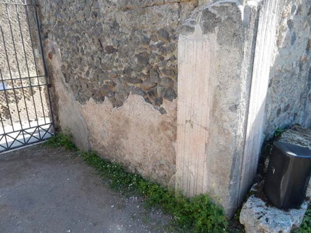VII.7.10 Pompeii. May 2018. West side of entrance corridor. Photo courtesy of Buzz Ferebee.