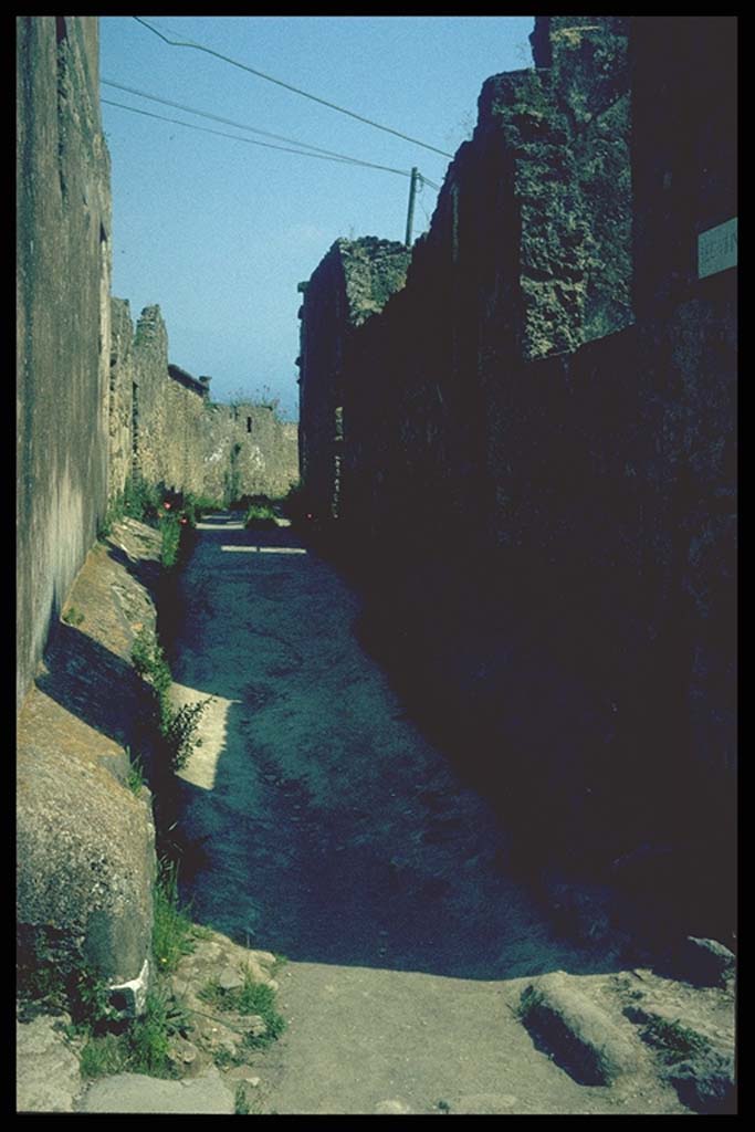 VII.7.18 side wall in Vicolo del Gallo, on left. Looking south.
Photographed 1970-79 by Günther Einhorn, picture courtesy of his son Ralf Einhorn.