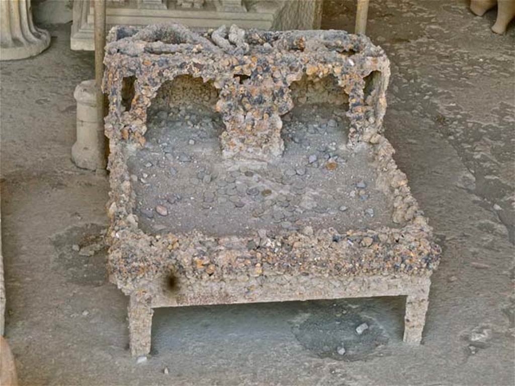 VII.7.29 Pompeii. May 2011. Iron portable stove in storage. Photo courtesy of Michael Binns.