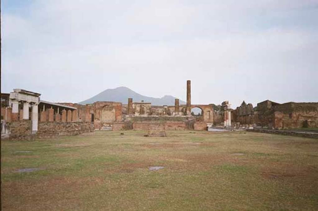 VII.8 Pompeii Forum. November 2009. Looking north. Photo courtesy of Rick Bauer.