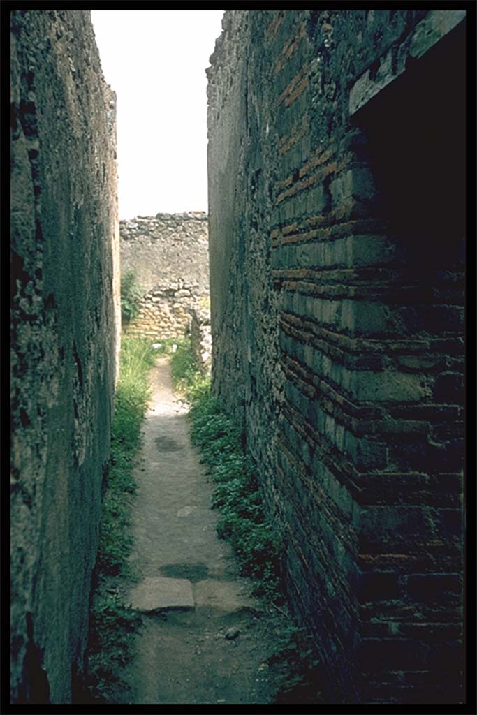 VII.9.1 Pompeii. Looking south from north corridor 12.
Photographed 1970-79 by Günther Einhorn, picture courtesy of his son Ralf Einhorn.