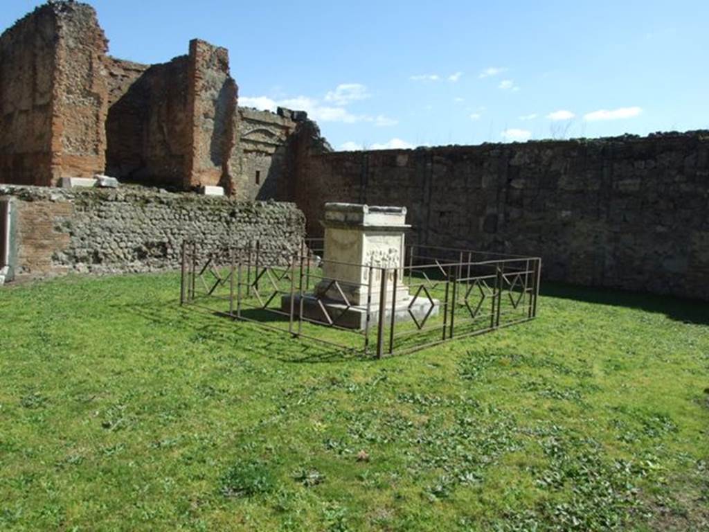 VII.9.2 Pompeii. March 2009. Looking south east across Temple.