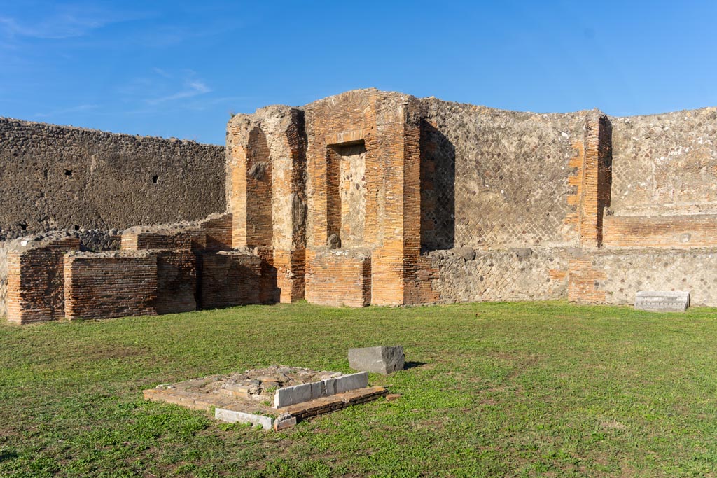 VII.9.3 Pompeii, October 2023. Looking north-east across site of altar. Photo courtesy of Johannes Eber.