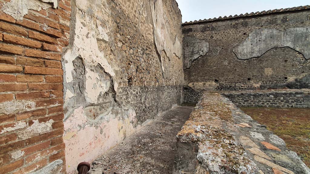 VII.9.7/8 Pompeii. August 2021. Looking east along north wall.
Foto Annette Haug, ERC Grant 681269 DÉCOR.
