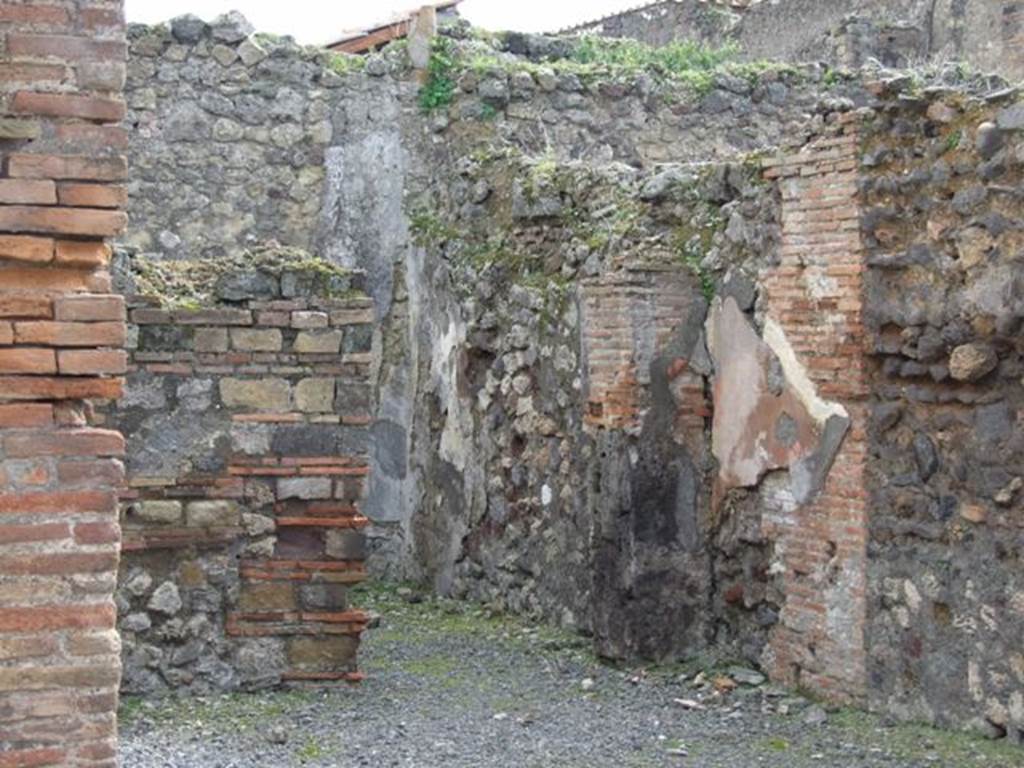 VII.9.29 Pompeii. March 2009. Doorway to rear room in south wall.