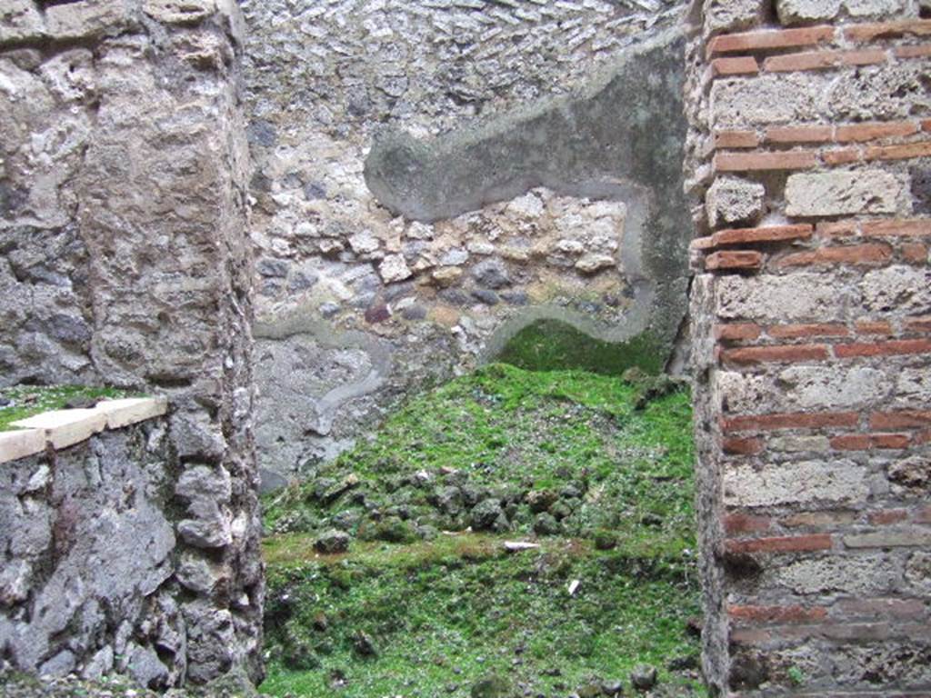 VII.10.8 Pompeii. December 2005. Looking south from kitchen area, towards small room or cupboard