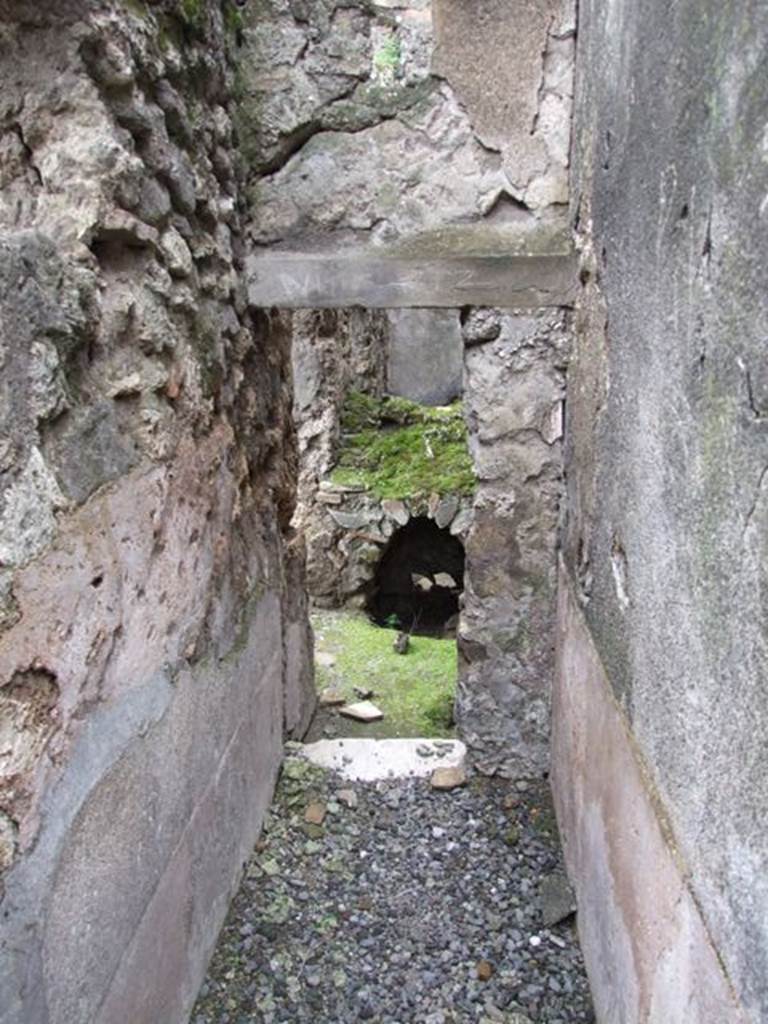 VII.10.9 Pompeii. March 2009. Looking south along Corridor, leading to kitchen area.