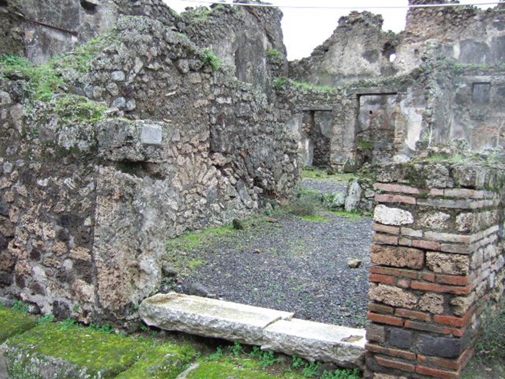 VII.10.12 Pompeii. December 2005. Shop entrance.