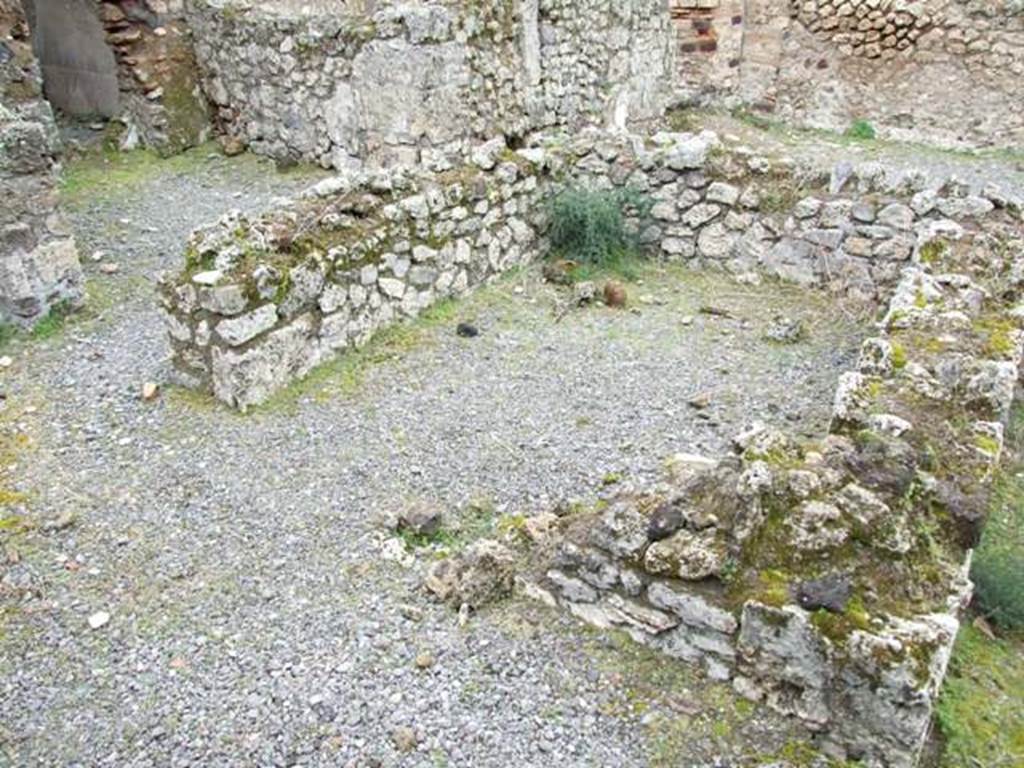VII.10.12 Pompeii. March 2009. Cubiculum on north side of atrium.