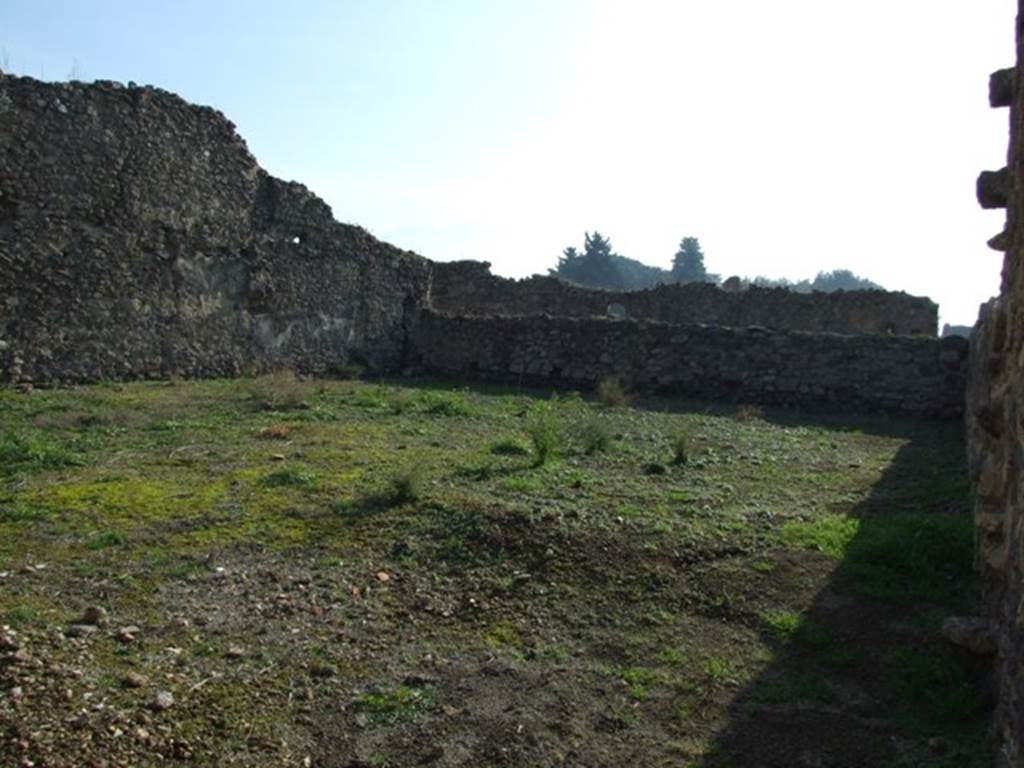 VII.11.1 Pompeii. Market garden. December 2007. Looking south.