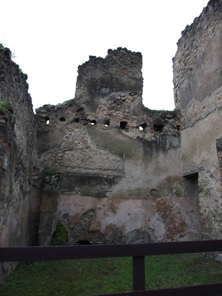 VII.11.13 Pompeii. December 2006. West wall.