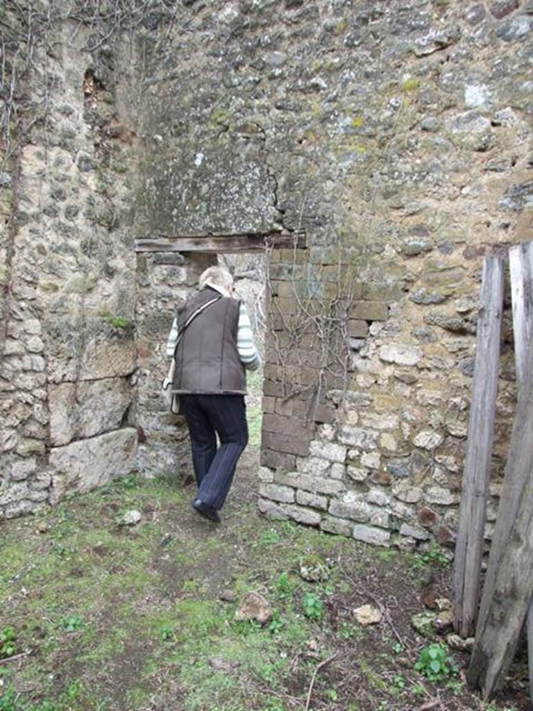 VII.11.14 Pompeii. March 2009. Garden area “B”. South west corner, and entrance to Garden “C”