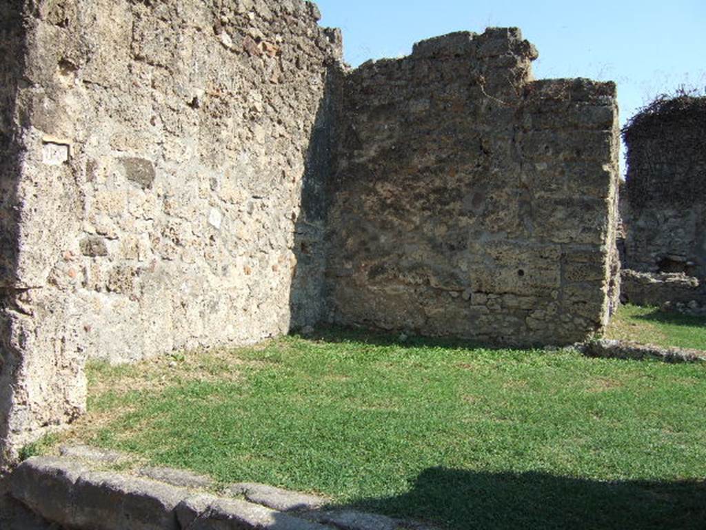 VII.12.2 Pompeii. September 2005. Looking towards east wall and south-east corner.