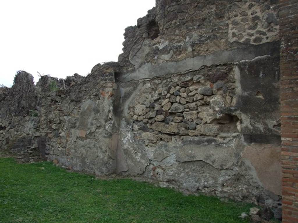 VII.12.5 Pompeii. December 2007. West wall.