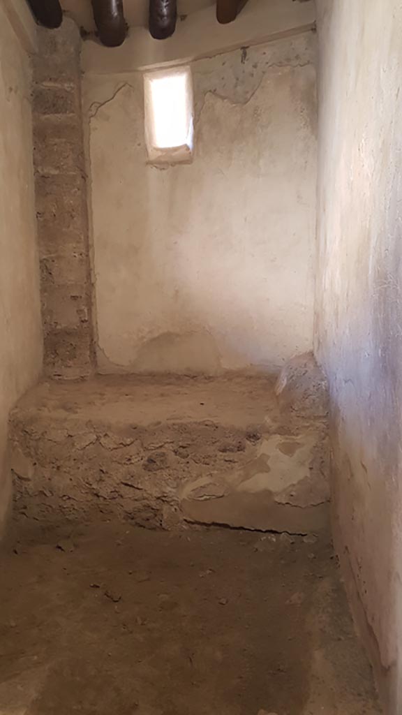 VII.12.8 Pompeii. August 2023.
Looking south from entrance doorway. Photo courtesy of Maribel Velasco.