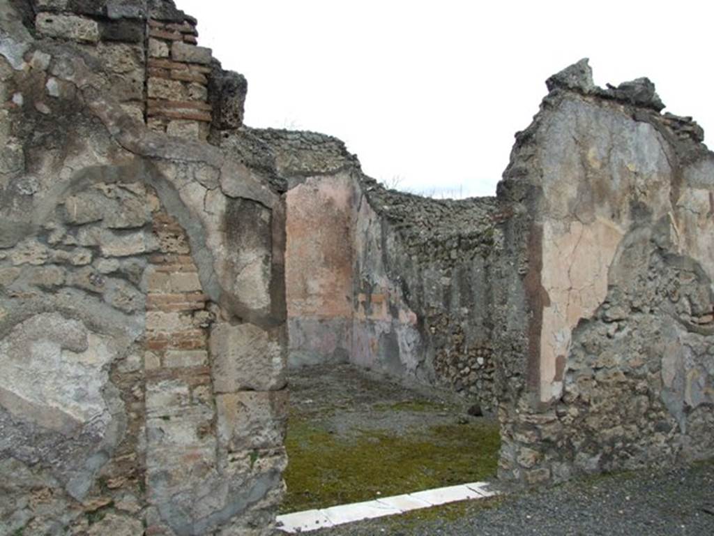 VII.14.5 Pompeii. March 2009. Doorway to Room 10.