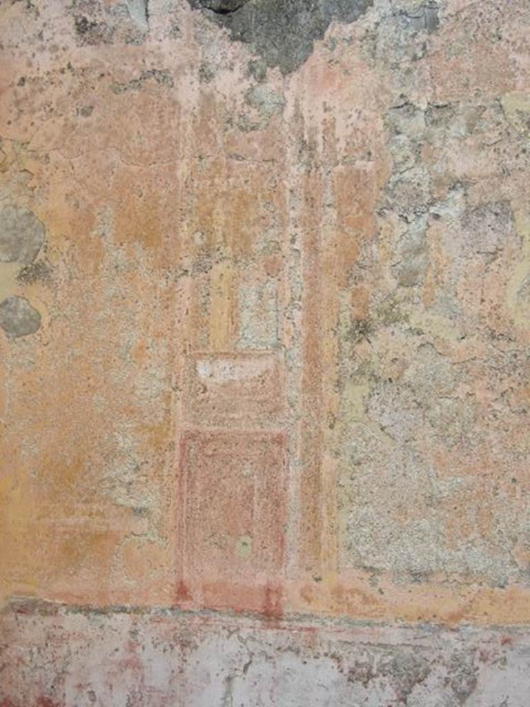 VII.14.5 Pompeii. March 2009. Room 10. Remains of wall painting on north wall.