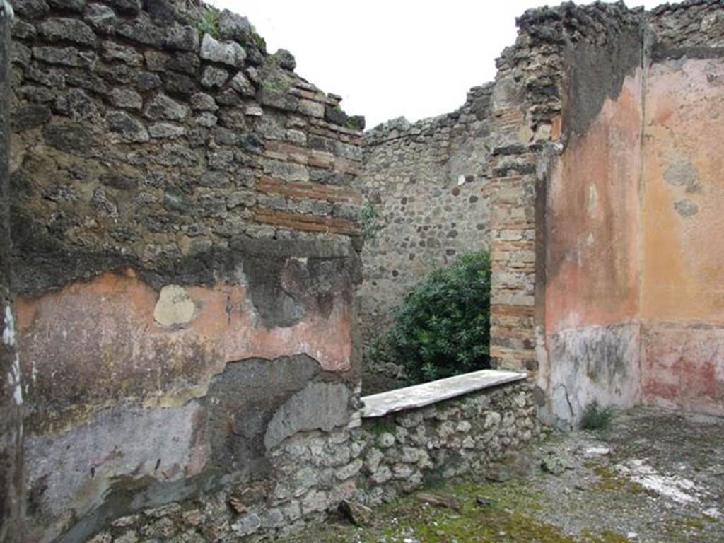 VII.14.5 Pompeii. March 2009. Room 10. West wall with window to garden.