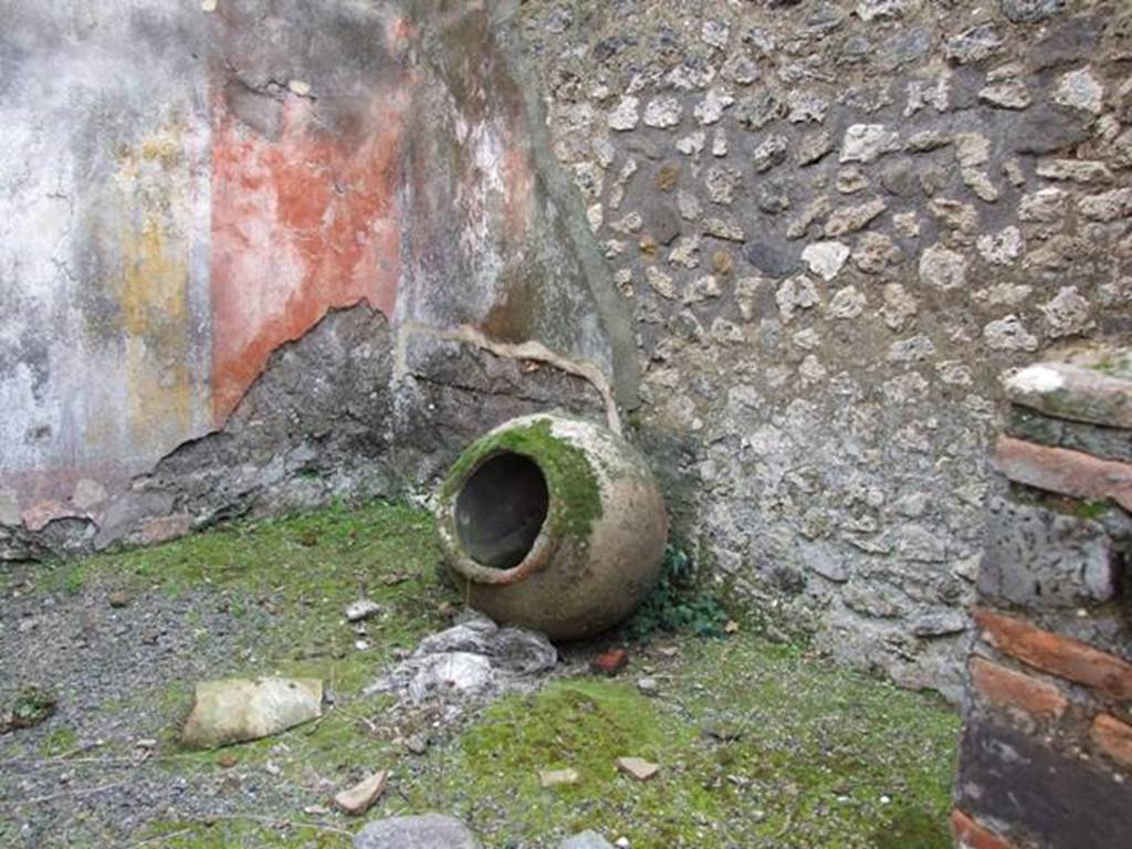 VII.14.5 Pompeii. March 2009. Room 13. West wall.