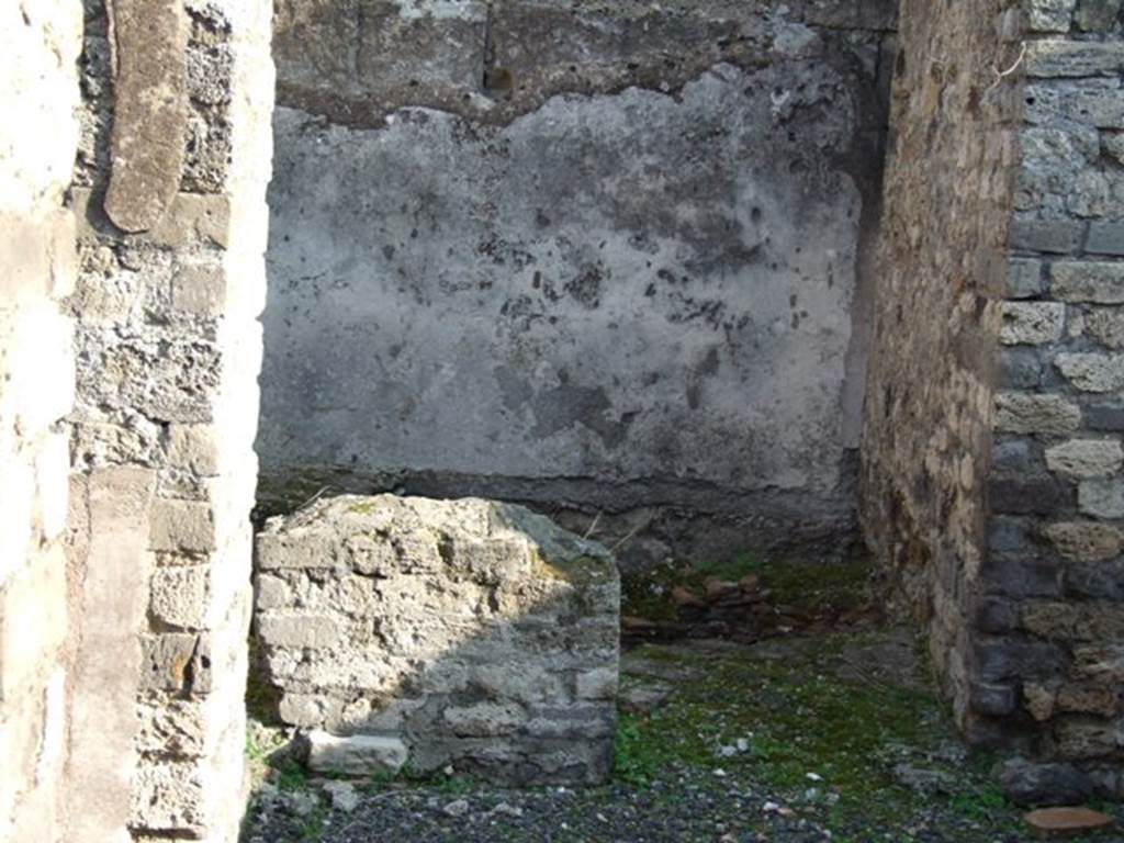 VII.14.19 Pompeii. December 2007. Looking east from entrance towards east side.