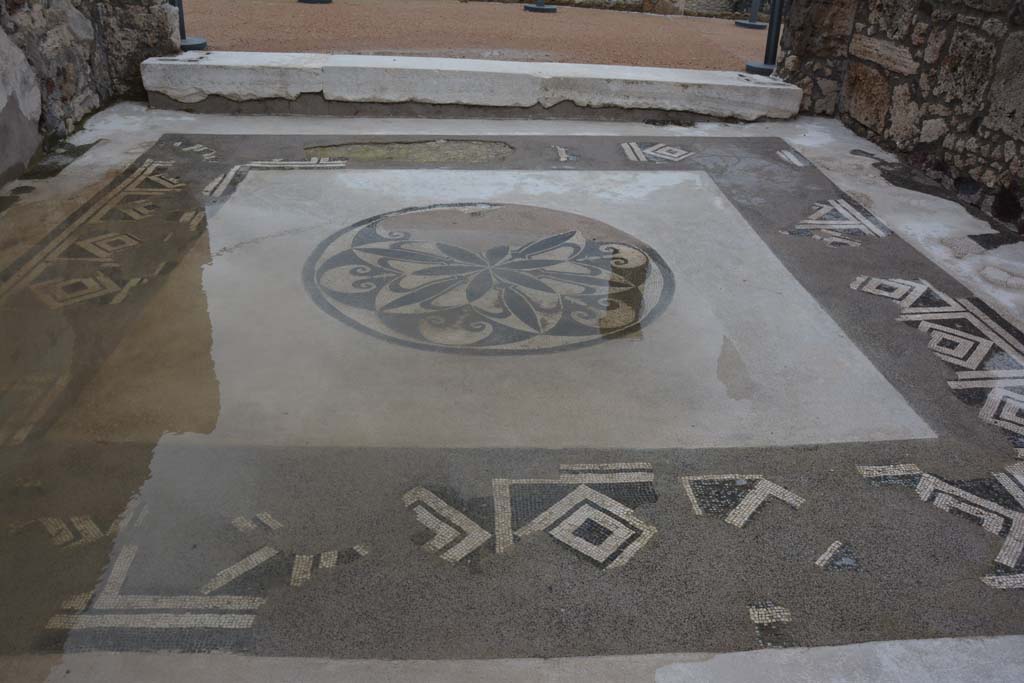 VII.15.2 Pompeii. November 2017. Looking north across mosaic in tablinum.
Foto Annette Haug, ERC Grant 681269 DÉCOR.