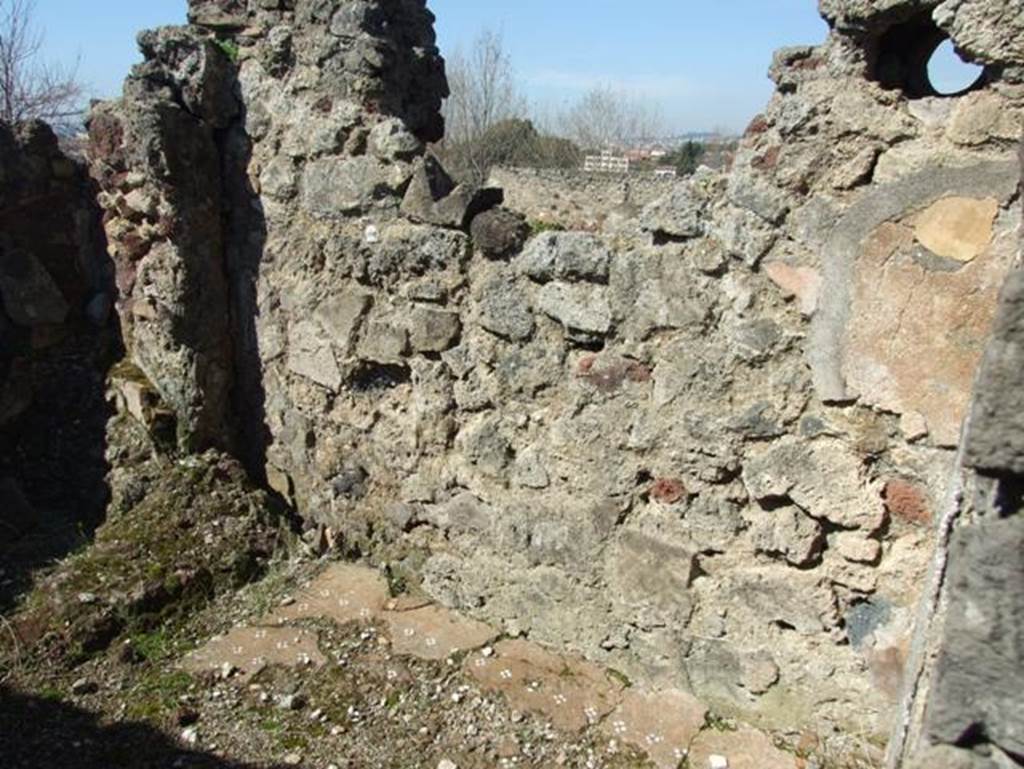 VII.15.2 Pompeii. March 2009. Caldarium. North wall.