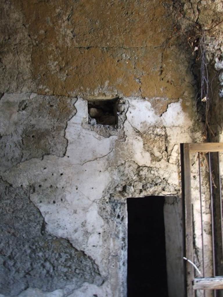 VII.16.13 Pompeii. March 2009. Room 47, south wall with doorway to room 46.