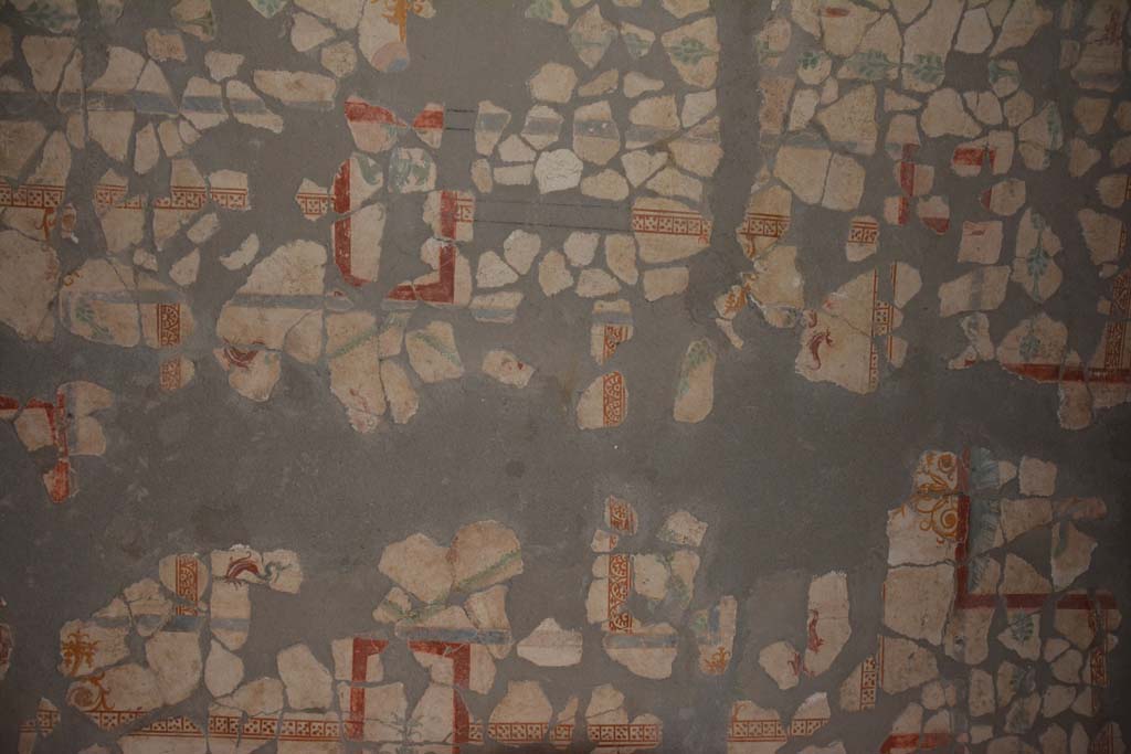 VII.16.22 Pompeii. October 2018. Cubiculum 49, detail from ceiling.
Foto Annette Haug, ERC Grant 681269 D�COR.
