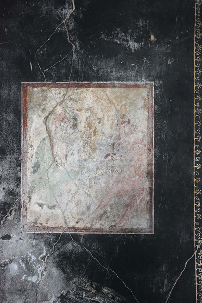 VII.16.22 Pompeii. October 2018. Room 58, central wall painting from east wall.
Foto Annette Haug, ERC Grant 681269 D�COR.
