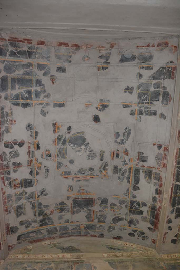 VII.16.22 Pompeii. October 2018. Room 58, detail of ceiling.
Foto Annette Haug, ERC Grant 681269 D�COR.
