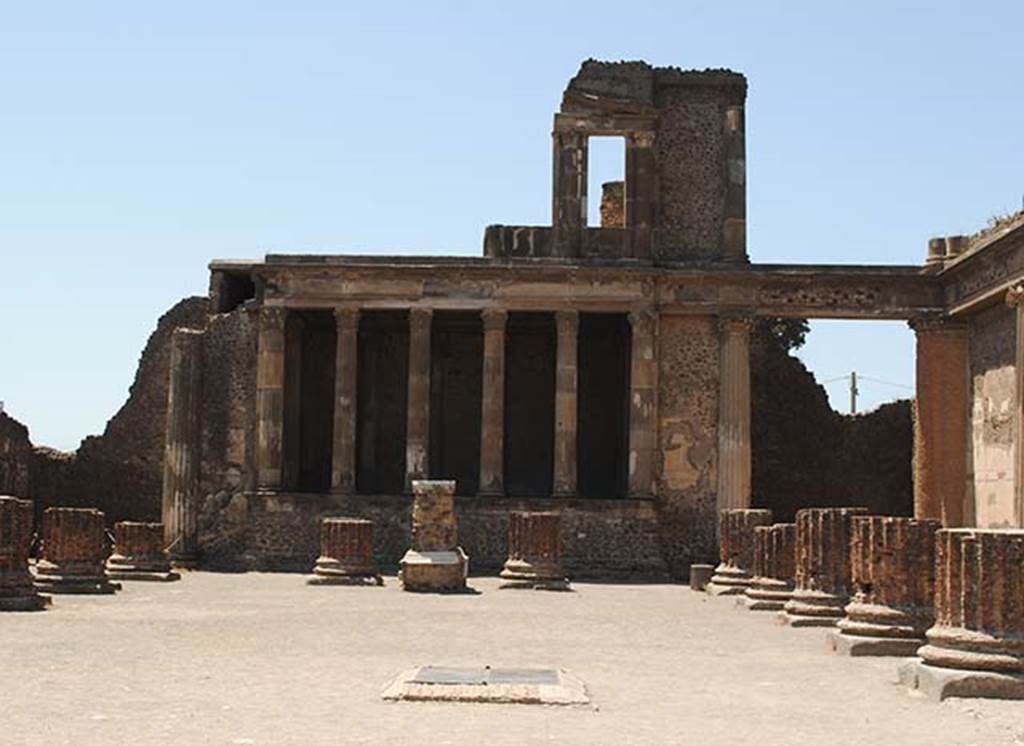 VIII.1.1 Pompeii. July 2012. Looking towards west end. Photo courtesy of John Vanko. His father took the identical photo in February 1952, see below.