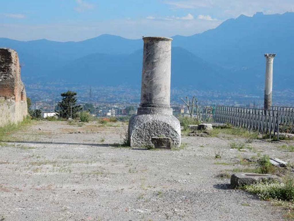 VIII.1.3 Pompeii. May 2015. Looking south across the Sarno plain, from Temple of Venus. Photo courtesy of Buzz Ferebee.