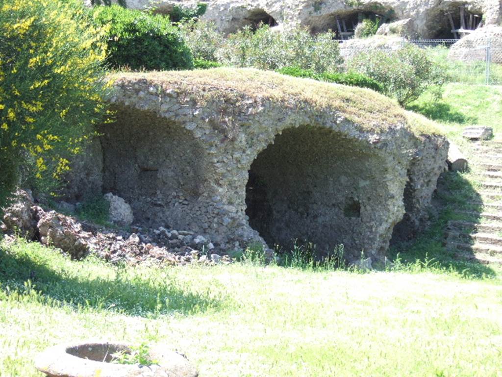 VIII.1.3 Pompeii. May 2006. Rear of Temple of Venus.