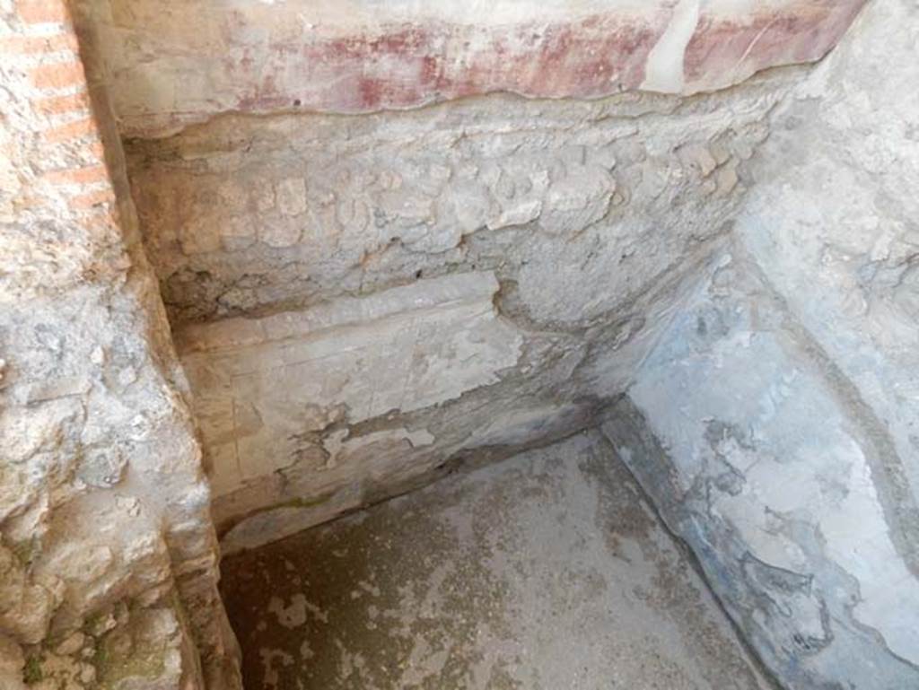 VIII.2.1 Pompeii. May 2018. Looking towards west wall and north-west corner of lower room. Photo courtesy of Buzz Ferebee.