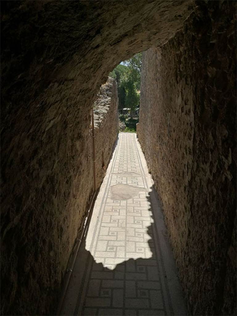 VIII.2.1 Pompeii. September 2017. Looking south along corridor on lower level after restoration.
Photo courtesy of Parco Archeologico di Pompei.